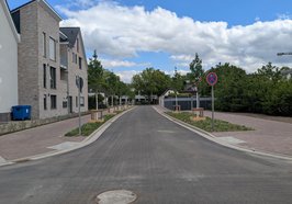 Verbindungsstraße zugunsten des Klinikums: Der erste Bauabschnitt zwischen der Münnichstraße und der Straße An den Voßbergen. Foto: Stadt Oldenburg