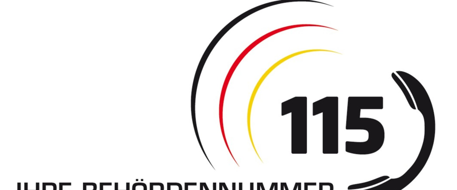 Logo 115, Einheitliche Behördenrufnummer. Quelle: www.d115.de