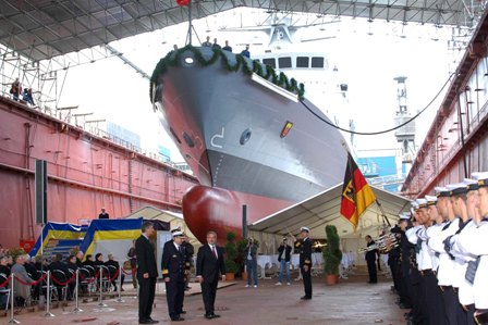 Eindrücke von der Taufe der Korvette Oldenburg. Foto: ThyssenKrupp