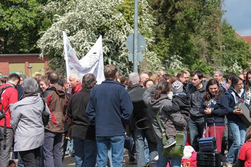 Begrüßung der Teilnehmenden aus Cholet. Foto: Hergen Griesbach/CeWe Color