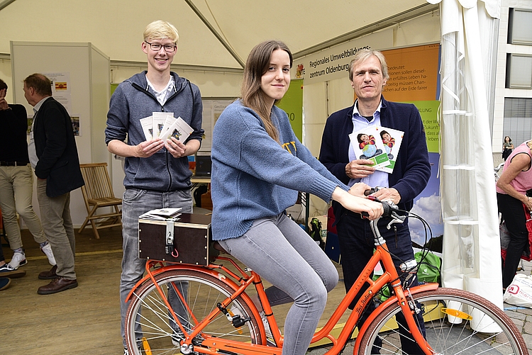 Stand des Regionalen Umweltbildungszentrums bei UN!TE. Foto: Janina Rahn
