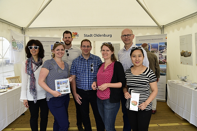 Stand der Stadt Oldenburg bei UN!TE. Foto: Janina Rahn