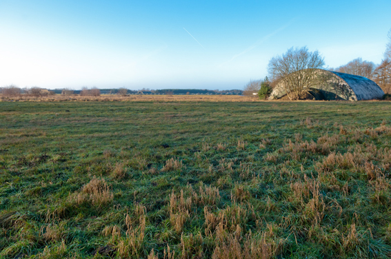 Peter Duddek Rückansicht von einem Shelter. Foto: Peter Duddek