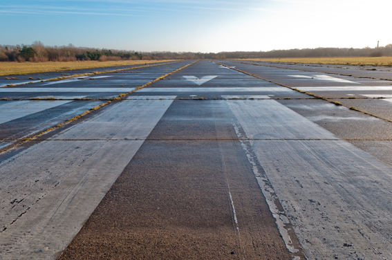 Peter Duddek Start- und Landebahn. Foto: Peter Duddek
