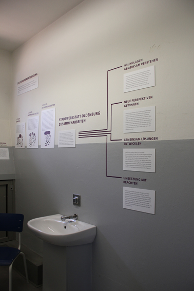 Stadt Oldenburg Blick in die Werkstattzelle der Ausstellung. Foto: Stadt Oldenburg