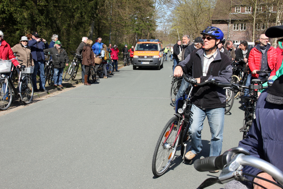 Stadt Oldenburg Bürgerinnen und Bürger bei der Fahrradtour. Foto: Stadt Oldenburg