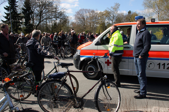 Stadt Oldenburg Erläuterungen durch Herrn Oberbürgermeister Krogmann und Herrn Müller. Foto: Stadt Oldenburg