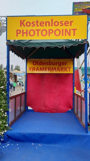Photopoint vor der Zeitreise auf dem Kramermarkt 2018. Foto: Stadt Oldenburg