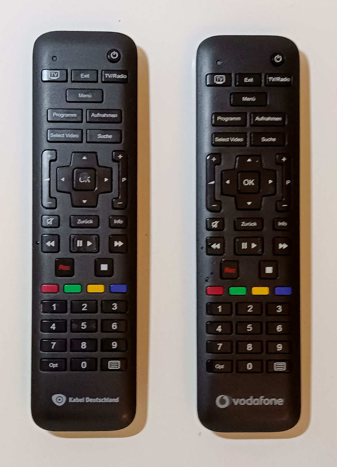 Fernbedienungen für Kabelreceiver